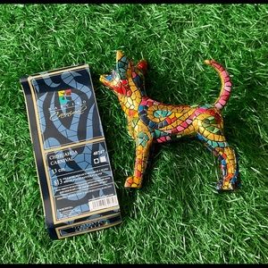 NWOT Barcino Carnival Chihuahua Figurine Resin Ceramic Hand Painted